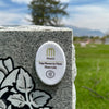 Pontis Memory Stone connected to a digital memorial in a cemetery
