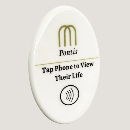 online memorial medallion to put on headstone of loved one that passed away